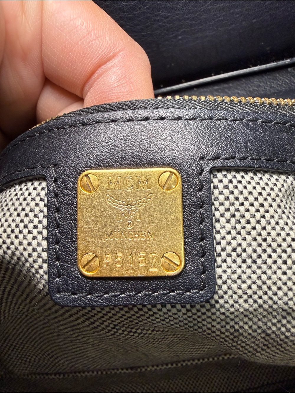 MCM  Authentic  Python Embossed Crossbody Bag - Picture 8 of 12